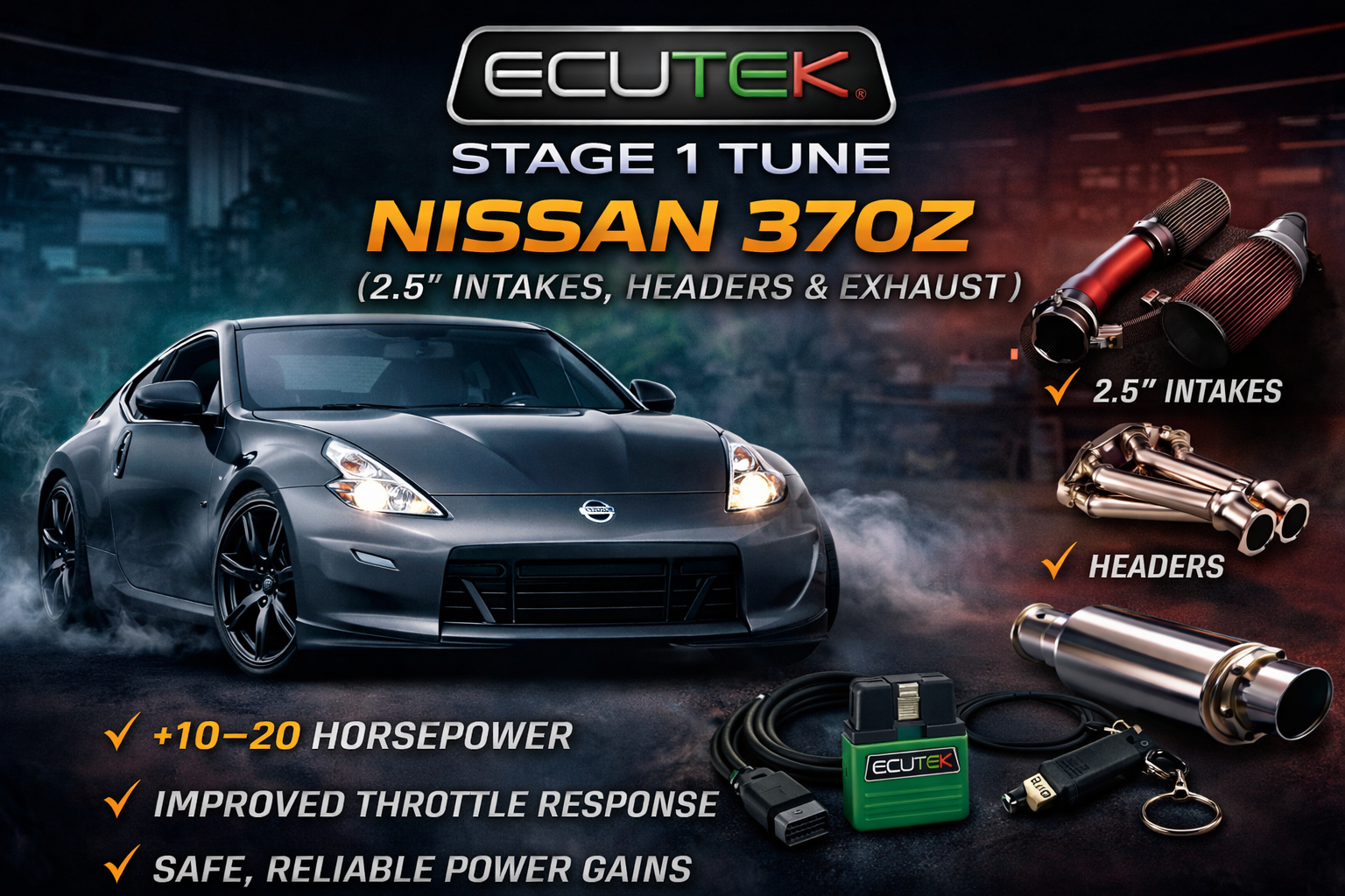 Ecutek Tune 370z VQ37VHR